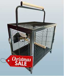 Parrot-Supplies Parrot Travel Cage - Black